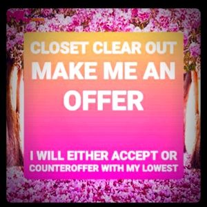 MUST REDUCE MY INVENTORY!!